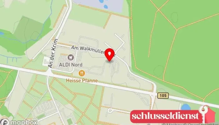 Karte von Kuhz Metallbau GmbH Metallbauunternehmen, Anhängerhändler in Bad Doberan
