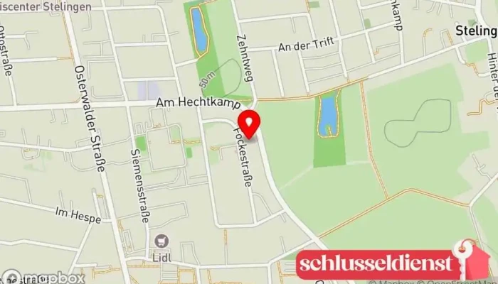 Karte von Kunstschlosserei Werner Ost & Sohn Inhaber Frank Ost Metallbauunternehmen in Garbsen