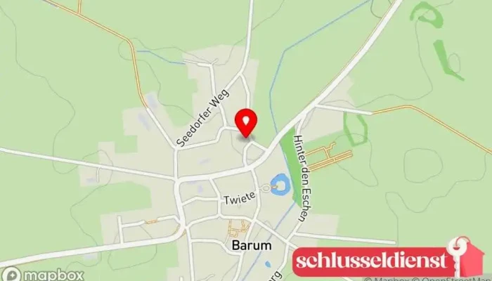 Karte von Kunstschmiede Barum Künstler in Barum