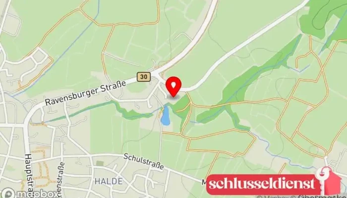 Karte von Kunstschmiede Hafen Metallgestaltung Schmied in Meckenbeuren