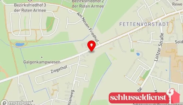 Karte von Kunstschmiede Stephan Grimm Metallbauunternehmen in Greifswald
