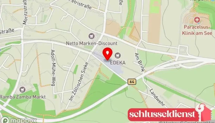 Karte von L. v. Rechenberg Metallbauunternehmen, Metallwerkstatt in Bad Gandersheim