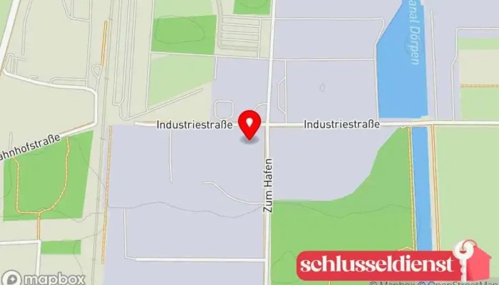Karte von LAB GmbH Lüftungs- und Anlagenbau Metallbauunternehmen, Architektonischer und technischer Modellbauer, Dienst für technische Zeichnungen, Technischer Berater, Stahlbauunternehmen in Dörpen