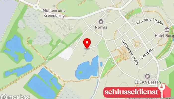 Karte von Lang Metallwarenproduktion Neubrandenburg GmbH Metallverarbeitungsunternehmen, Metallbauunternehmen, Metallwarenhersteller in Woldegk