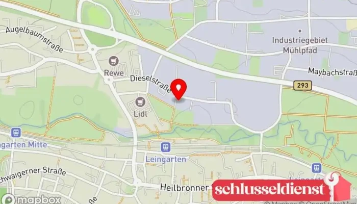 Karte von LeCaRe GmbH Sandstrahldienst in Leingarten