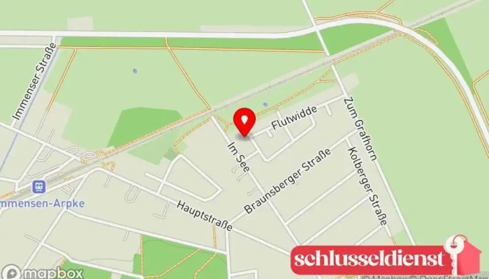 Karte von Lehrte-Arpke - Mein Arpke Wohnanlage/Wohnsiedlung, Bauberater, Anbieter von individuellen Eigenheimen, Wohnungsbauunternehmen, Wohnungsbau, Bauprojektentwickler, Wohnungsbaugesellschaft in Lehrte