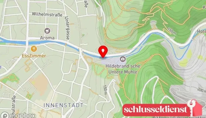 Karte von Lenz Metallbau GmbH Bauunternehmen, Metallbauunternehmen in Weinheim
