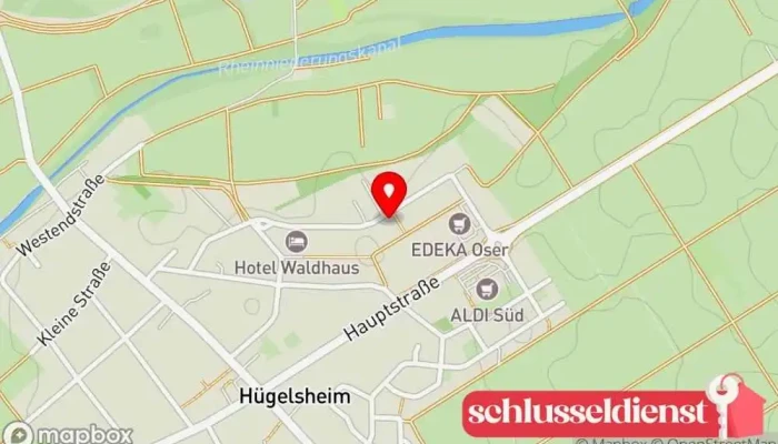 Karte von Leppert GmbH Installation Schlosserei, Hügelsheim Metallbauunternehmen in Hügelsheim