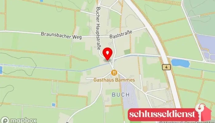 Karte von Lindner Metallbau Metallbauunternehmen in 90427 Nürnberg