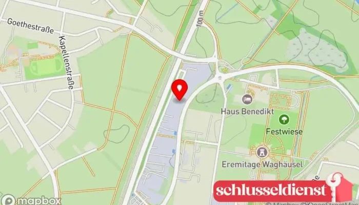Karte von LSM Metallbau Simon GmbH Bauunternehmen in Oberhausen-Rheinhausen