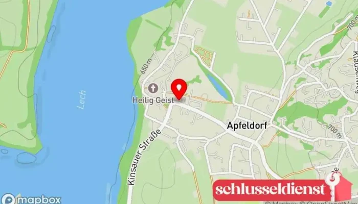 Karte von Ludwig Schamper Schreinerei Möbeltischler in Apfeldorf