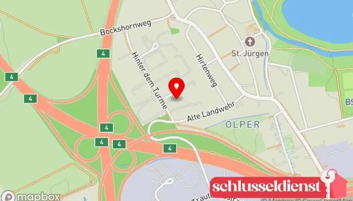 Karte von LUX Stahlbau GmbH Stahlbauunternehmen, Türfachhandel, Zaunbauer, Zaunfachhandel, Garagentoranbieter, Treppenbauunternehmen in Braunschweig
