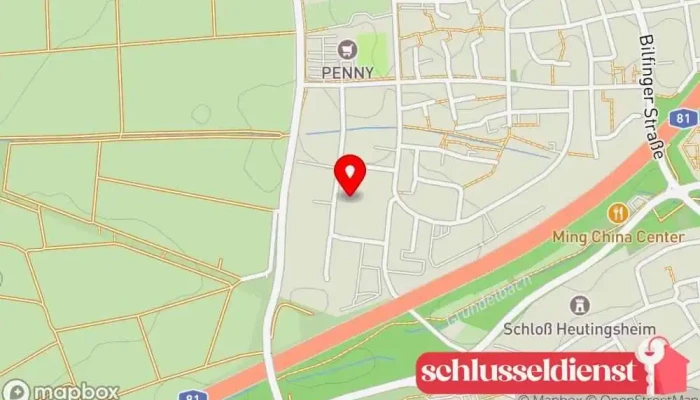 Karte von Maier Metallservice Schweißbetrieb, Schlüsseldienst in Freiberg am Neckar