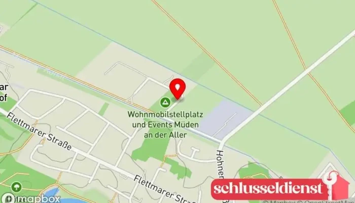 Karte von MANTEC Metallbau Metallbauunternehmen in Müden (Aller)