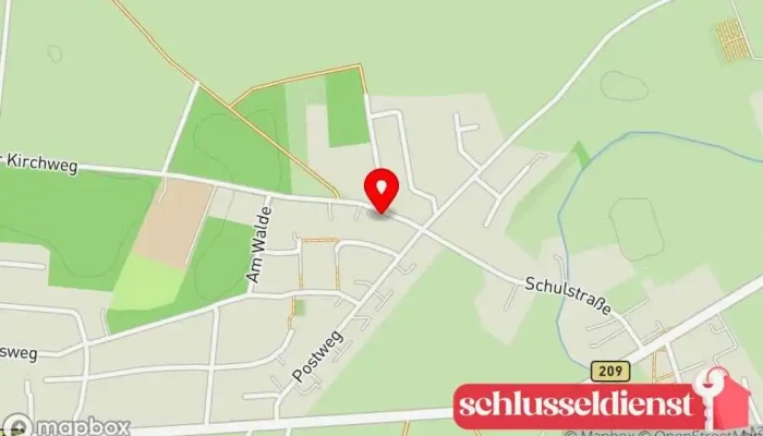 Karte von Marko Beck Metallverarbeitungsunternehmen in Heemsen