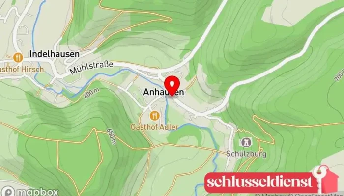 Karte von Martin Huber Schlosserei Hersteller in Hayingen