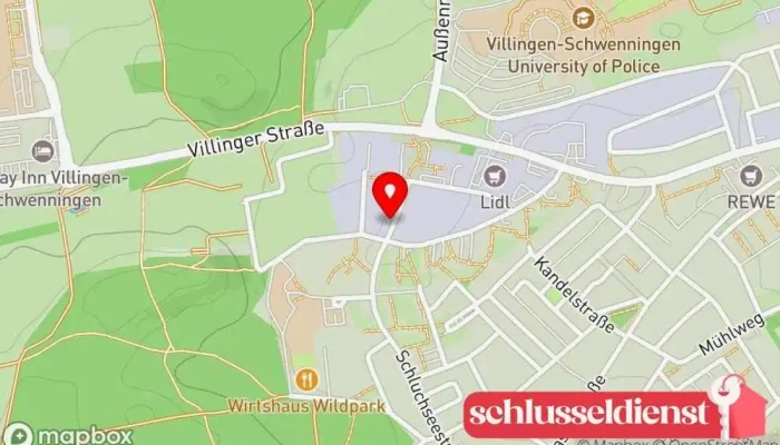 Karte von Martin Seeger Metallwerkstatt in Villingen-Schwenningen