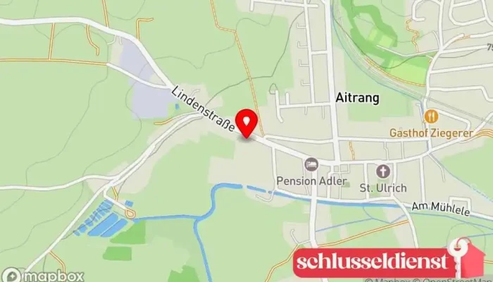 Karte von Maschinenbau / Stahlbau Markus Kessel Metallbauunternehmen in Aitrang