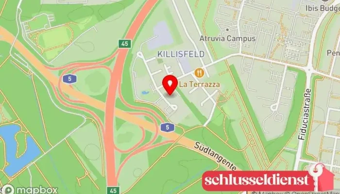 Karte von Matthias Baumstark GmbH Metallbauunternehmen in Karlsruhe
