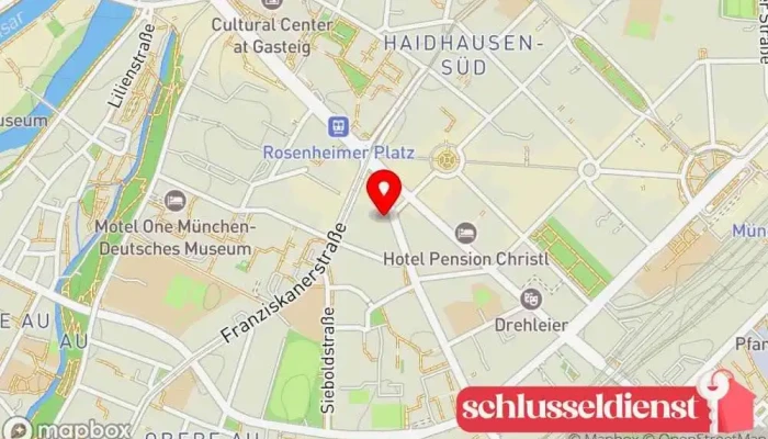 Karte von Max Wanner Stahlbau GmbH | München | Schlosserei Metallbau Anbieter für die Metallindustrie in München