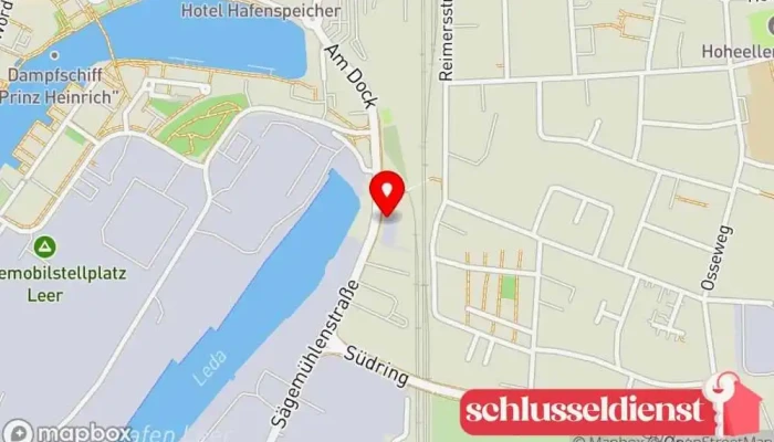 Karte von May Metallbau GmbH & Co. KG Metallbauunternehmen in Leer (Ostfriesland)