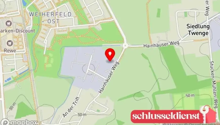 Karte von MeRohrTec Metall & Rohrleitungsbau Schweißbetrieb in Langenhagen