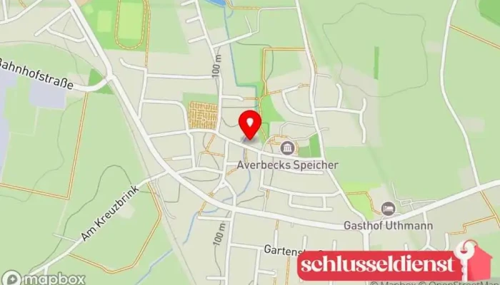 Karte von Metallbau Alfons Wiermer Metallbauunternehmen in Bad Iburg
