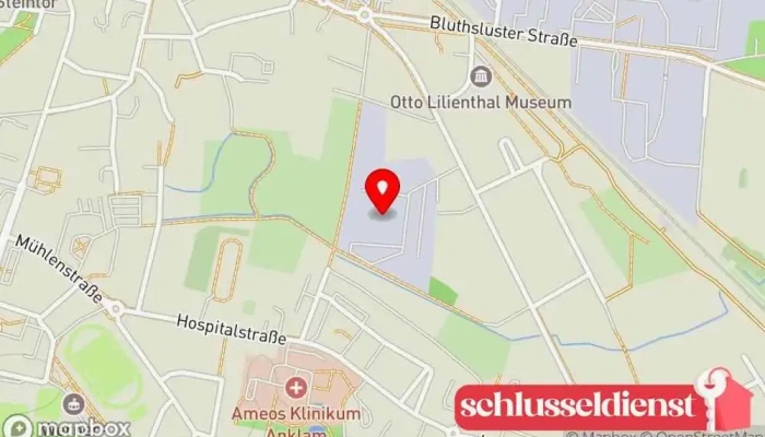 Karte von Metallbau Anklam GmbH Metallbauunternehmen in Anklam