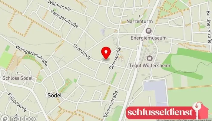 Karte von Metallbau Appel Metallbauunternehmen in Wölfersheim