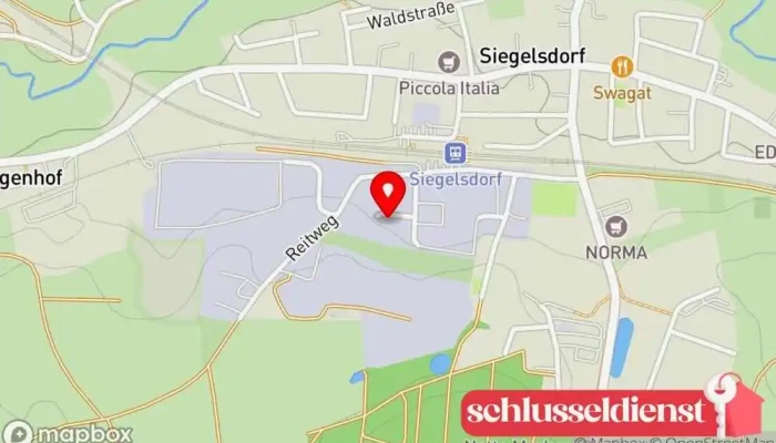 Karte von Metallbau Bernhard Wirth GmbH Metallbauunternehmen in Veitsbronn
