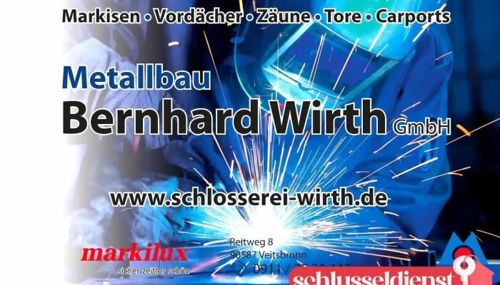Metallbau Bernhard Wirth Gmbh Principal - Veitsbronn