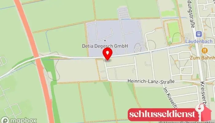 Karte von Metallbau Dreissigacker Metallbauunternehmen in Laudenbach