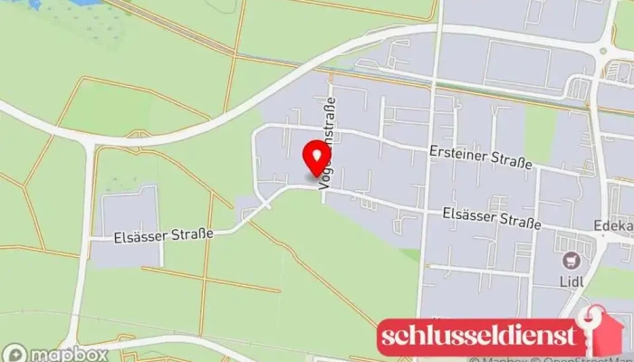Karte von Metallbau Eckert Metallbauunternehmen, Türfachhandel, Wintergartenbauer, Fensteranbieter in Endingen am Kaiserstuhl