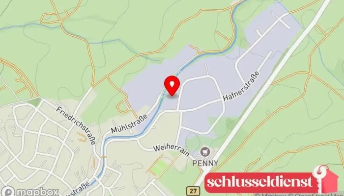 Karte von Metallbau EJE Kehrer Unternehmergesellschaft Metallbauunternehmen in Ofterdingen