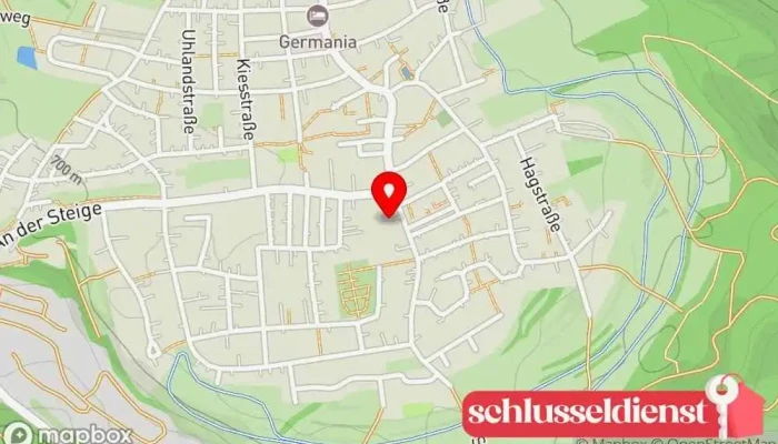 Karte von Metallbau Fetzer GbR Metallbauunternehmen in Hülben