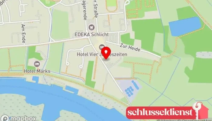 Karte von Metallbau Goltings Bauunternehmen in Zingst