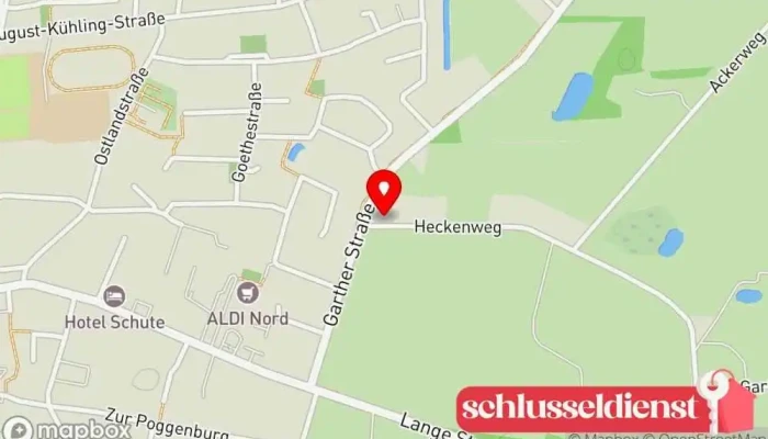 Karte von Metallbau Hilker Bauunternehmen in Emstek