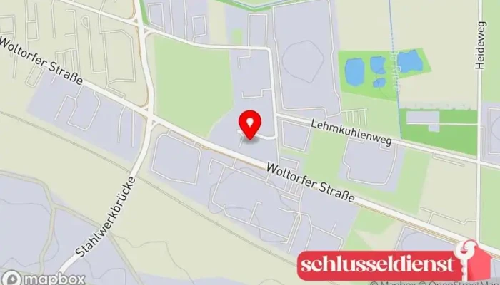 Karte von Metallbau Isensee Metallbauunternehmen in Peine