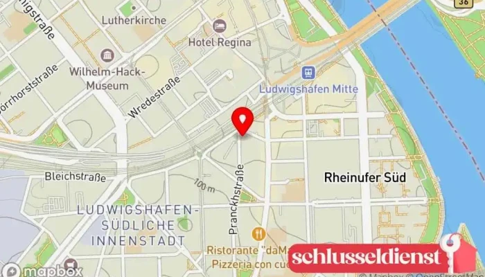 Karte von Metallbau Ismajl Ramqaj Metallbauunternehmen in Ludwigshafen am Rhein