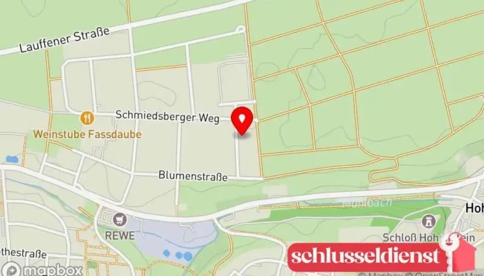 Karte von Metallbau Jens Schulz Metallwerkstatt, Metallbauunternehmen in Bönnigheim