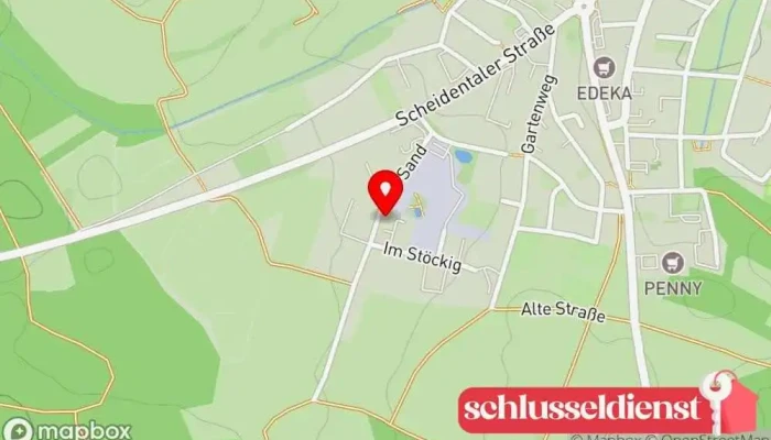 Karte von Metallbau Konrad GmbH Metallbauunternehmen in Mudau