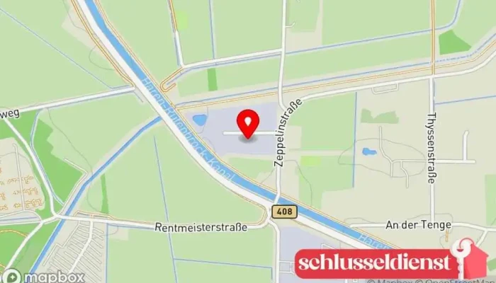 Karte von Metallbau Müter GmbH Metallbauunternehmen, Maschinenbau, Metallwerkstatt in Haren (Ems)