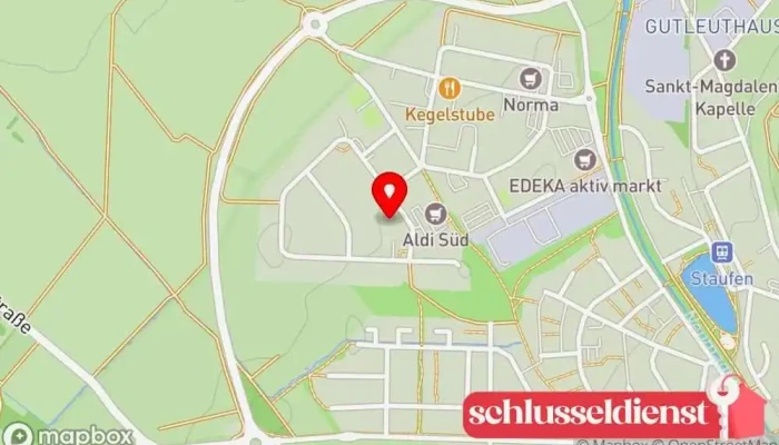 Karte von Metallbau Peter Zahn Metallbauunternehmen in Staufen im Breisgau