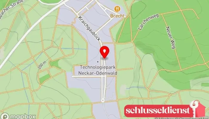 Karte von Metallbau Sandhas GmbH Metallbauunternehmen in Obrigheim