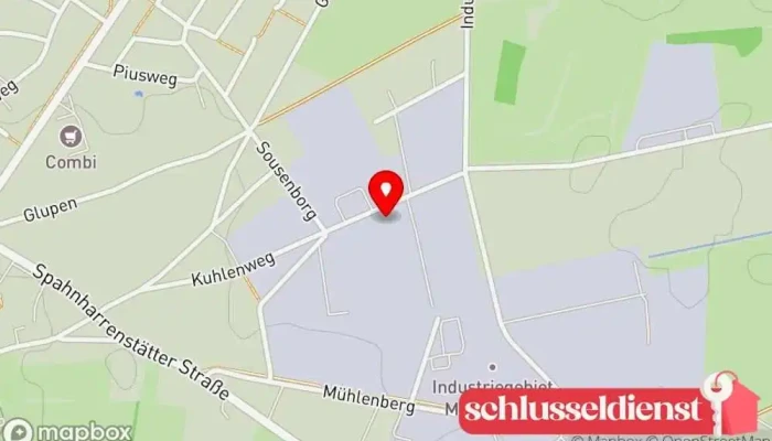 Karte von Metallbau Schmees GmbH Metallverarbeitungsunternehmen in Börger