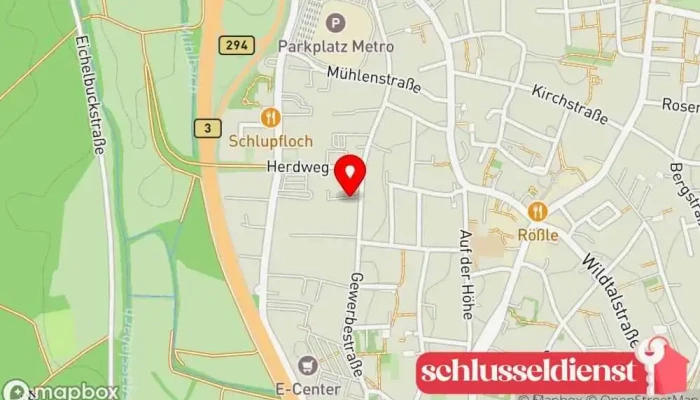 Karte von Metallbau Schmidt GmbH Metallbauunternehmen in Gundelfingen