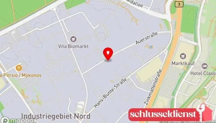 Karte von Metallbau Schmieder GmbH Metallbauunternehmen in Freiburg im Breisgau