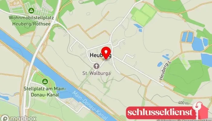Karte von Metallbau Steigleder Inh. Mario Heigl Schweißbetrieb in Hilpoltstein