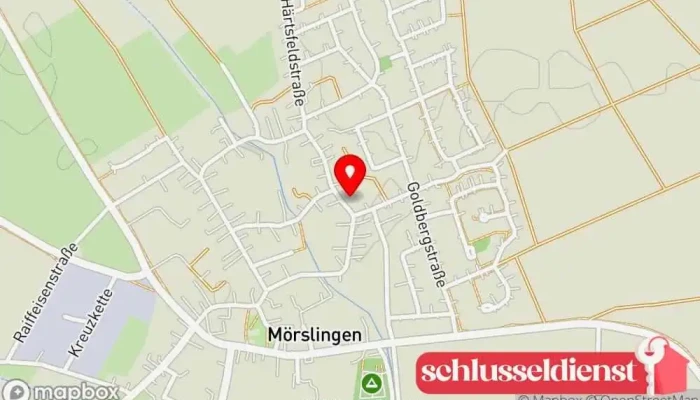 Karte von Metallbau Weissmann Metallbauunternehmen in Finningen