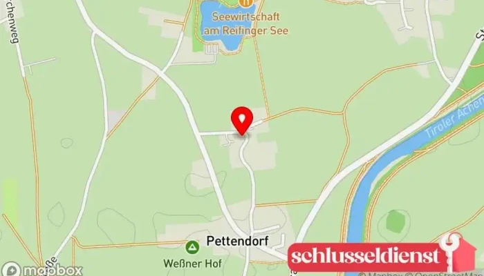 Karte von Metallbau Widmann GbR Metallbauunternehmen in Grassau